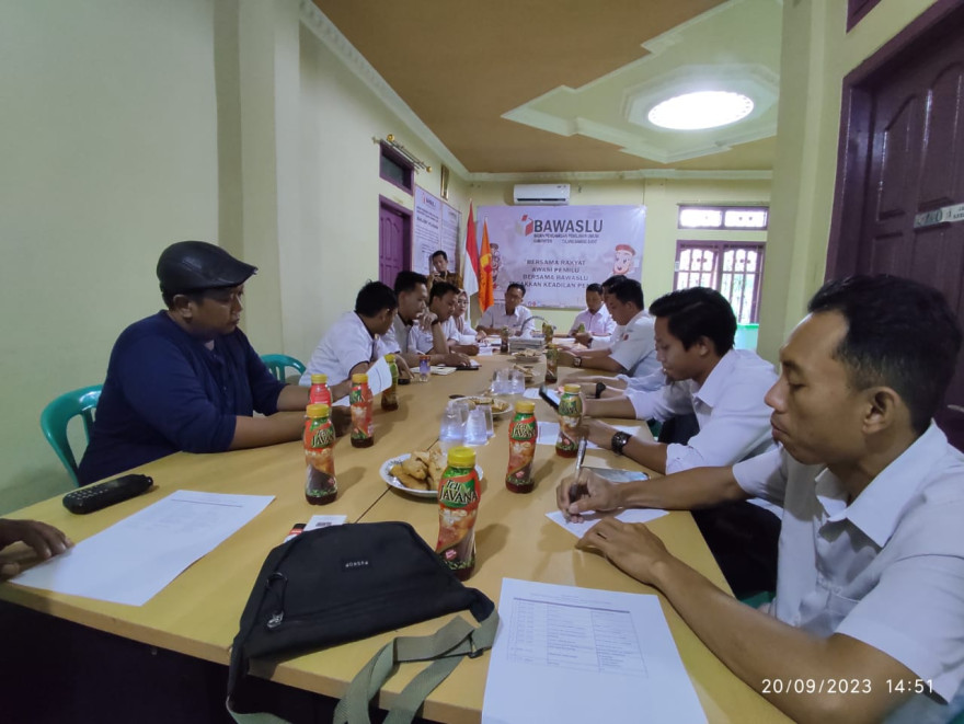 APARATUR TIYUH DAYA ASRI MENGHADIRI UNDANGAN BAWASLU KABUPATEN TUBABA DALAM RANGKA PERSIAPAN SOSIALISASI TIYUH PENGAWASAN PARTISIPATIF